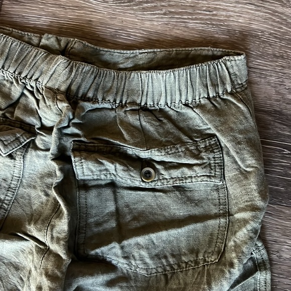 Old Navy linen Jogger Pants ((size 2)) zipper at ankle. - Picture 8 of 8